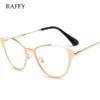 Groothandel-Cat Eye Flat Brillen Cat Eye Metal Frame Glazen Optische Frame Grote Glazen Accessoires Eyewear Frames 2018