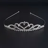 Girls Crowns With Rhinestones Wedding Jewelry Bridal Headpieces Birthday Party Performance Pageant Crystal Tiaras Wedding Accessories BW-ZK008