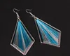 fashion handmade silk thread DIY bohemian earrings for women creative Geometric earrings girls party dangle earrings