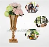 Goud Bloem Vazen Kaars Houders Rack Stands Bruiloft Decoratie Road Lood Tafel Centrum Pijler Party Evenement Candlestick Senyu0229