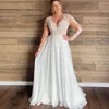 Abiti da sposa vintage con scollo a V Taglie forti Abiti da sposa Maniche lunghe a illusione Applique Abito da ricevimento di nozze in pizzo con scollo a V Boh282b