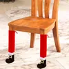 Jul kreativa möbler ben täcker stol tabell ben golvskydd fotskydd juldekorationer möbelskydd