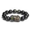 Menottes en diamant naturel mexicain fait à la main, Bracelet pour hommes et femmes, bijoux en cristal d'obsidienne, vente en gros