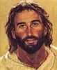 A042 # RH hoofd van Christus Jezus Glimlachend Portret Home Decor HD Print Olieverfschilderij op Canvas Wall Art Canvas Pictures 200109