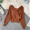 2020 Elegante Lange Batwing Hülse Frauen Pullover Gute Qualität Herbst Blaue Pullover Weibliche Strickpullover Tops Ziehen Femme PZ3002