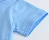 キッズシャツ100％コットンボーイズTシャツ半袖ガールズティーターンダウンカラーチドレントップス夏の子供服9色DHW2378