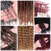 BOMB TWIST USEFULHAIR Bomb Braids Kinky Twist Ombre Crochet Hair Synthetic Fluffy Hair Extension Nubian Twist Afro Braiding Hair