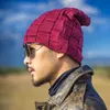 Wholesale-Winter Men's Knit Hat Koreanska versionen av höst och vinterull hattar Varma öronmuffar Utomhusvatten Ridkepsar