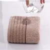 74x34cm Czystego bawełnianego ręcznika Dorosły Grube Chłonne Miękkie Ręczniki do twarzy Washcloth Household Travel Siłownia