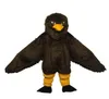 Halloween Deluxe Cute Brown Eagle Mascot Costume High Quality Cartoon hawk bird Anime theme character Christmas Carnival Party Costumes