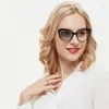 Gros-femmes tendance de la mode myopie lunettes de soleil chat optique soleil photochromique fini lunettes optiques myopie lunettes de prescription fram