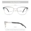 All'ingrosso-Metallo 2019 Moda Donna Montatura per occhiali Lucido quadrato Lente trasparente Gl Montature per occhiali ottici # 3732