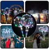 Bobo ballon 20 pouces LED LIGHT avec 3m LED Strip Fil Luminous Luminal Decoration Lighting Super pour la fête Gift2850130