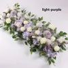 Artificial Rose Flowers Row 100cm DIY Silk Peonies Rose Fake Flower Home Wedding Arch Backdrop Props Decor