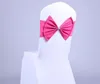 10 Kolory Elastyczne Krzesło Okładki Sashes Taffeta Krzesło Sashes Bankiet Bowknot Szyfonowa Okładka Dla Band Wedding Home Parties Akcesoria