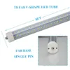 US Stock 8ft LED-buis T8 72W V-vormige en durale rij dubbele zijkanten SMD2835 LED-lichtbuizen 25-pack vervangen fluorescentielamp voor winkelgarage