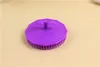 Forrece Source Color Shampoo Brush Comb Plum Hair Head Massage Brush Plastic Hair Care Cleaning