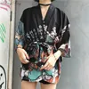 Roupas étnicas japonês quimono tradicional yukata mulheres roupas cosplay kimonos girl v730