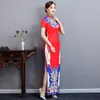 Modern Cheongsam Women long sexy Qipao Chinese style Party dress Vintage Ao Dai Elegant gown Improve Qi Pao Vestido