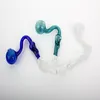 Colorido Cráneo Vidrio Quemador de aceite Tubos 10 mm 14 mm 18 mm Hembra Macho Grueso Pyrex Tubería para tubería de agua Bong