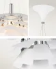 Denemarken Design Home Opknoping Lights White Copper Pinecone Kroonluchter Suspension Armatuur Armatuur Decor voor Keuken / Eettafel