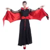 Moda-Halloween Costume da vampiro Queen Long Maxi Dress Party Costumi da strega Donne Giochi di ruolo Vestiti Masquerade Party Cosplay