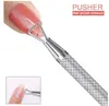 Quality S/S Triangle Cuticle Nail Pusher Peeler Scraper Remove Gel Polish, Remover Manicure Tools for Fingernail Toenail