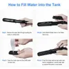 Professional Steam Hair Straightener 450F Ceramic Vapor Hair Care Flat Iron Seam Hairs Straightening Steamer Styling Tool