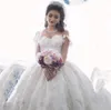 Старинные бисером 3d цветочные аппликации свадебное платье 2020 роскошные любимые кружевные бальные платья свадебные платья пухлые от плеча свадебные платья