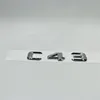 Para Mercedes-Benz Classe C C43 C55 C63 C160 C180 C200 C220 C230 C250 W210 W212 Tronco Traseiro Emblema Emblema Logotipo Placa de Identificação Adesivos184A