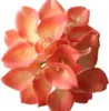24pcs /ロット本物のタッチカルス人工的なPUカルスの偽の花の結婚式の花嫁の花束センターピースパーティーホームオフィステーブルの装飾
