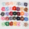 Solid Hair Scrunchies Ring Elastic Hair Bands Pure Color Bobble Sport Dans mjuka charmiga hårtillbehör