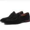 Dress Business Male Mens Loafers Casual Design Leather Driving Smoking Slippers Flats Breathable Wedding Party Shoes a