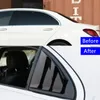 Car Styling Rear Window Triangle Shreers Adesivi decorativi Trim Black for Mercedes Benz W176 C117 CLA A CLASS