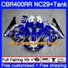 Комплект для HONDA NC29 CBR400 RR CBR400RR 94 95 96 97 98 268HM.9 CBR 400 RR NC23 CBR 400R Rothmans Blue 1994 1995 1996 1997 1998 1999 обтекатели