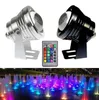 LED lumière sous-marine coloré étanche LED lumières sous-marines hôtel fontaine piscine lampe fête décoration 1000LM RGB 10 W 12 V cls361-WLL