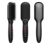 New Hair Curlers & Straighteners Men Beard HairStyler Professional CeramicElectric Ceramic HairFlat Iron Straightening Brushes And Combs DHL free