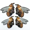 50 個多くのデザイン刺繍蜂パッチ縫うアイアン上のパッチバッジ生地アップリケ DIY クラフトconsum216a