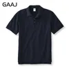 GAAJ 100 Cotton Polo Shirt Men Shirts For Man Short Sleeve Summer Fashion Clothing Wine Blue Grey Red Navy Mens Polos 220702