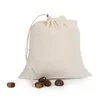 Reusable String Fruit Vegetable Rice Bread Bag Grocery Shopper Rope drawstring Closure Cotton Home Storage Stuff Bag