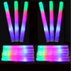 Fabricantes Atacado Concerto de Esponja Produtos Luminosos Coloridos Fluorescentes Promotion Silver Foam Flash Stick