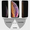 Privacy Screen Protector for iPhone 12 Mini 11 Pro Max 6 7 8 Plus SE強調ガラス9H硬度アンチスクラッチ防止防止シールドなしパッケージ