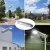 Solar Street Light Outdoor LED 15W 1800LM 2-typer Installation Motion Sensor skymning till gryning litiumbatteri Allt i ett vattentätt för gata g
