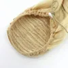 Drawstring Ponytails Blond updo Hårstycke Hårbulle Förlängning Chignons Hårstycke Klipp i hästsvansförlängning 100g 120g 140g Gratis skepp