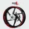 ديكور عجلات الدراجات النارية ملصقات عاكسة للحماية الداخلية شارات الشريط الشريط دائمة 20 pcs لسوزوكي GSXR GSX R9987986