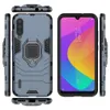 Supporto per anello Custodia per cavalletto Armatura Rugged Dual Layer PER XIAOMI CC9 CC9E A3 LITE REDMI 7A K20 50 pezzi