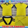 calidad tailandesa 2019 camisa 2020 del fútbol de Jersey IBRAHIMOVIC Jakobsson Dahlin Suecia jerseys 19 20 LJUNGBERG Fútbol