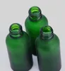 30 ml buzlu cam şişe damlalık mat yeşil uçucu yağ damlalık şişe cam 1 oz ile altın gümüş beyaz kap