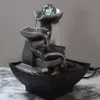 Vintage heminredning inomhus vatten fontäner hart feng shui fountain figur fontaine interieur dekoracion hogar tillbehör