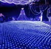 10mx8m LED Extra Grand Net de pêche Lanterne Lanterne de pêche en plein air Vacances imperméables Étourdissements Full Star Noël Décoration lumières